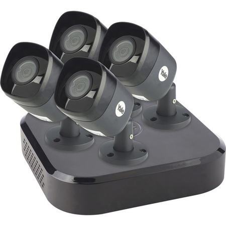 Yale 4 Camera 4MP DVR CCTV System with 2TB HDD 