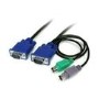 Startech 6 ft 3-in-1 KVM Cable for SV211/411