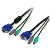 6ft PS/2-Style 3-in-1 KVM Switch Cable