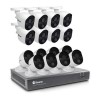 Swann CCTV System - 16 Channel 1080p HD DVR with 16 x 1080p Motion &amp; Heat Sensing Cameras &amp; 2TB HDD - works with Google Assistant  