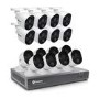 GRADE A1 - Swann CCTV System - 16 Channel 1080p HD DVR with 16 x 1080p Motion & Heat Sensing Cameras & 2TB HDD - works with Google Assistant  