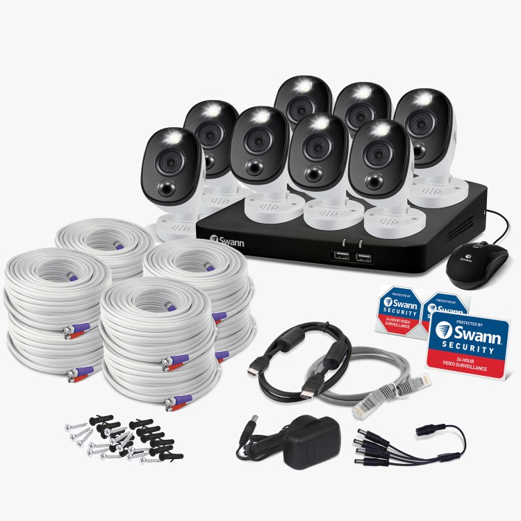 Swann 8 Camera 1080p HD DVR CCTV System with 2TB HDD