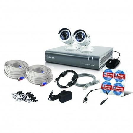 Swann CCTV System - 4 Channel 1080p DVR with 2 x 1080p Cameras & 1TB HDD