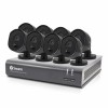 Swann CCTV System - 8 Channel 1080p HD DVR with 8 x 1080p HD Black Cameras &amp; 1TB HDD