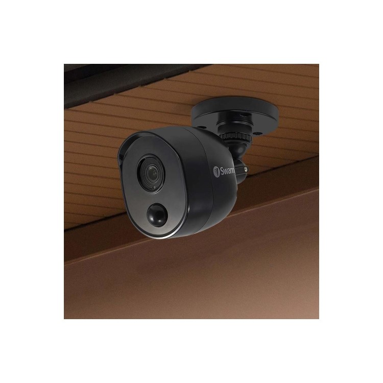 Swann CCTV System - 8 Channel 1080p HD DVR with 8 x 1080p HD Black Cameras & 1TB HDD