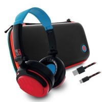 Stealth Stealth SWL-50 Travel Kit for Nintendo Switch & Switch Lite in Neon Red and Blue  USB-C   Headset