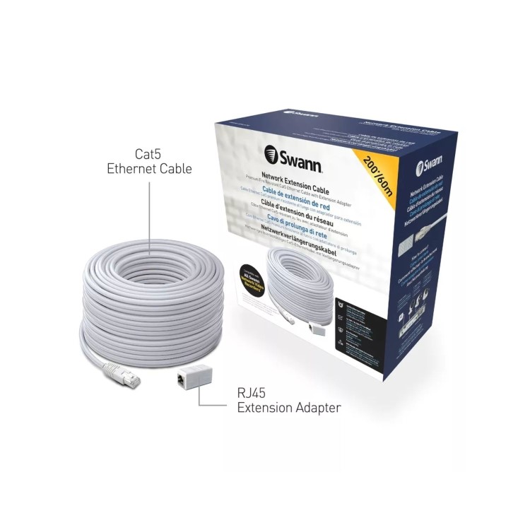 Swann 200ft/60m RJ45CAT5E Network Extension Cable