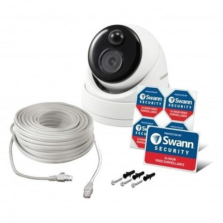 Swann NHD-886 4K Ultra HD Thermal Sensing Dome IP Camera - 1 Pack