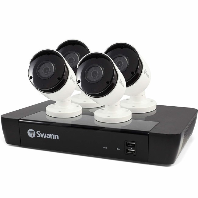 GRADE A1 - Swann CCTV System - 8 Channel 5MP NVR with 4 x 5MP Cameras & 2TB HDD