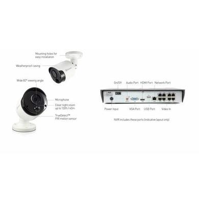 GRADE A1 - Swann CCTV System - 8 Channel 5MP NVR with 8 x 5MP Thermal Sensing Cameras & 2TB HDD