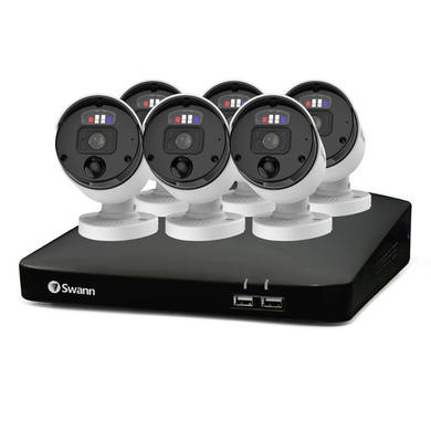 Swann 6 Camera 4K Ultra HD NVR CCTV System with 2TB HDD