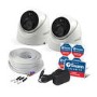 Box Opened Swann 4K Ultra HD Analogue Dome Cameras - 2 Pack