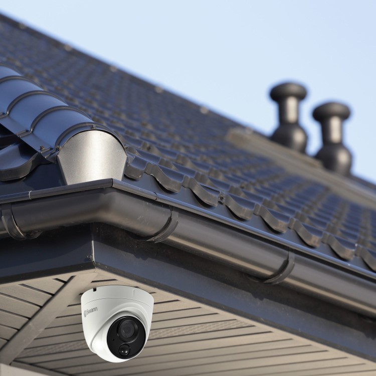 Box Opened Swann 4K Ultra HD Analogue Dome Cameras - 2 Pack