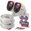 Swann Enforcer 4K HD CCTV Analogue Bullet Camera with Spotlight - 2 Pack