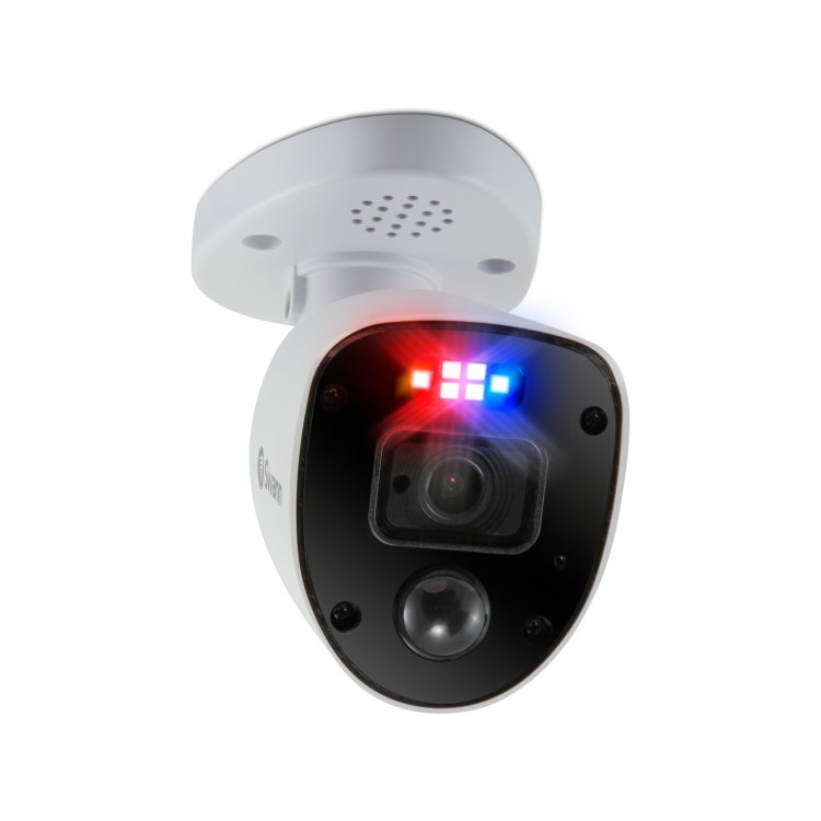 Swann Enforcer 4K HD CCTV Analogue Bullet Camera with Spotlight - 2 Pack