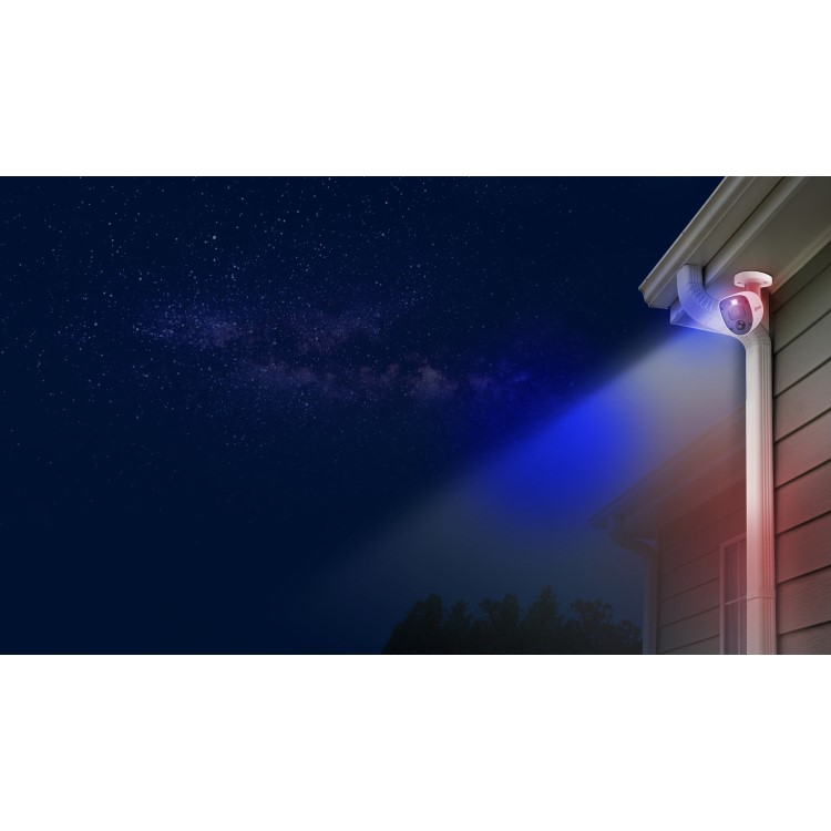 Swann Enforcer 4K HD CCTV Analogue Bullet Camera with Spotlight - 2 Pack
