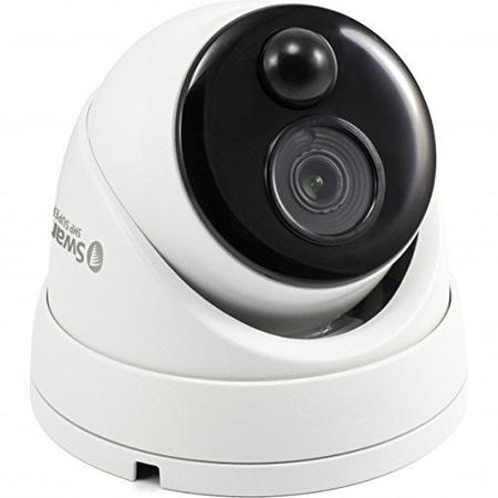 Swann 5MP PIR White Analogue Dome Camera - 2 Pack
