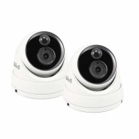 Swann 5MP PIR White Analogue Dome Camera - 2 Pack