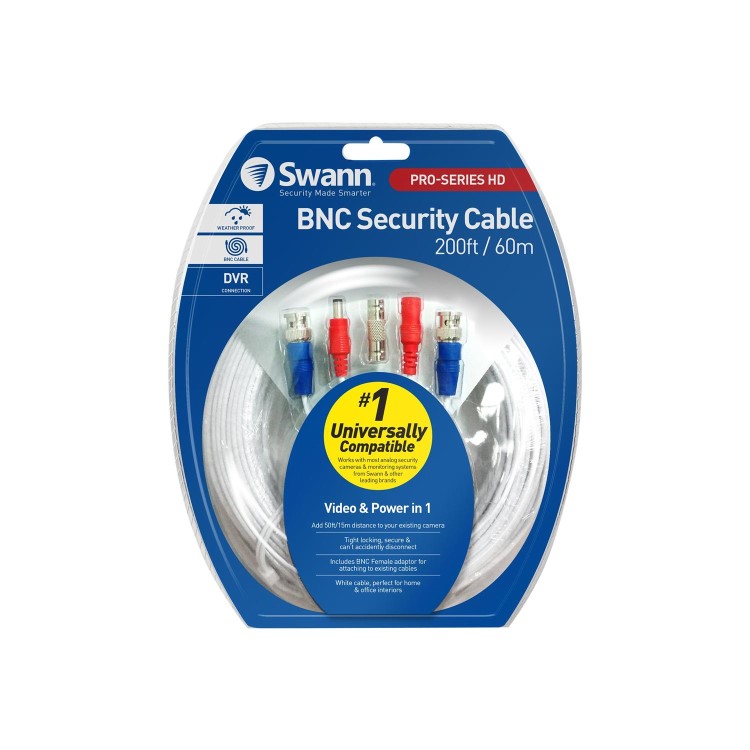 Swann 60 Metre Video & Power BNC Cable