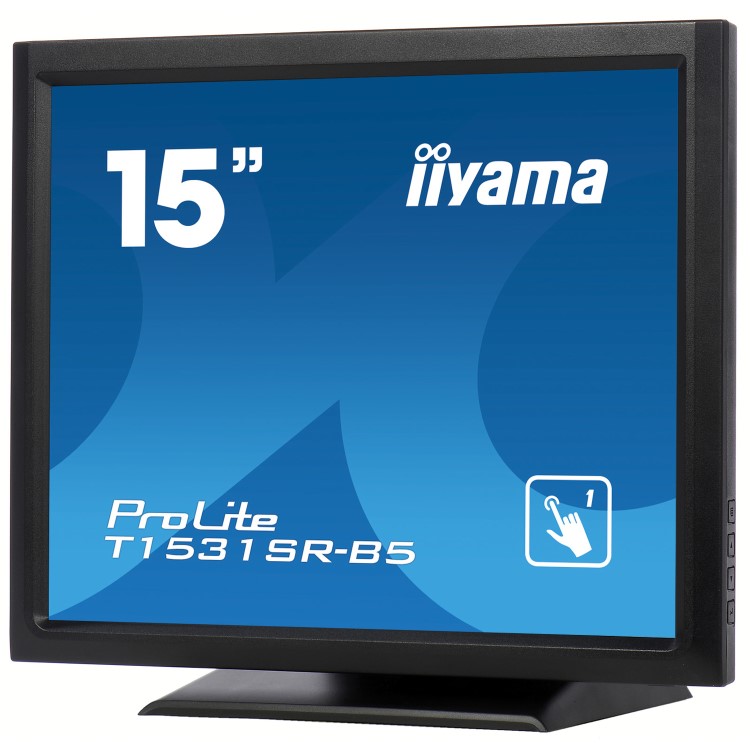 Iiyama ProLite T1531SR-B5 15" Black HDMI Touchscreen Monitor