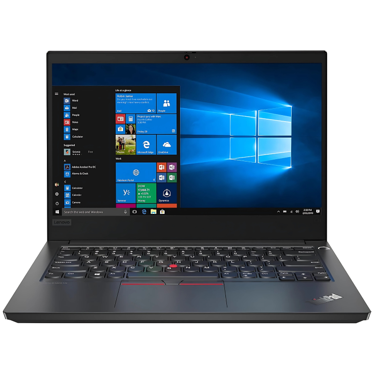 Refurbished Lenovo ThinkPad E14 Core i5 10th Gen 16GB RAM 256GB SSD 14 Inch Windows 11 Pro Laptop