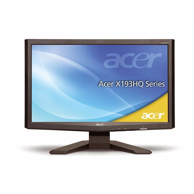 Refurbished Acer X193HQ 19 inch LCD TFT Widescreen Monitor
