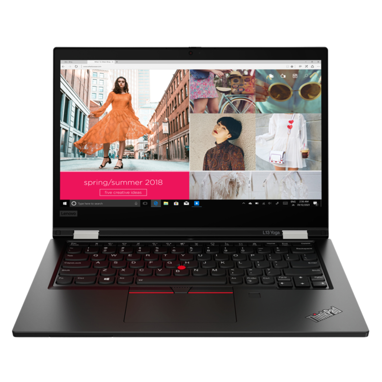 Refurbished Lenovo ThinkPad L13 Yoga G2 Core i5 11th gen 16GB RAM 256GB SSD 13.3 Inch Windows 11 Pro Laptop