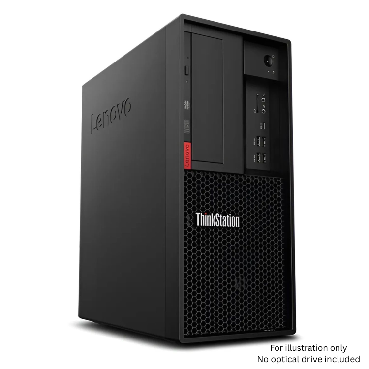 Refurbished Lenovo ThinkCentre P330 Core i7 9th gen 32GB RAM 500GB SSD RTX 2070 Windows 11 Pro Tower PC