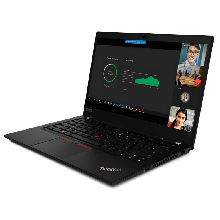 Refurbished Lenovo ThinkPad T490 Core i5 8th gen 16GB RAM 256GB SSD 14 Inch Windows 11 Pro Laptop