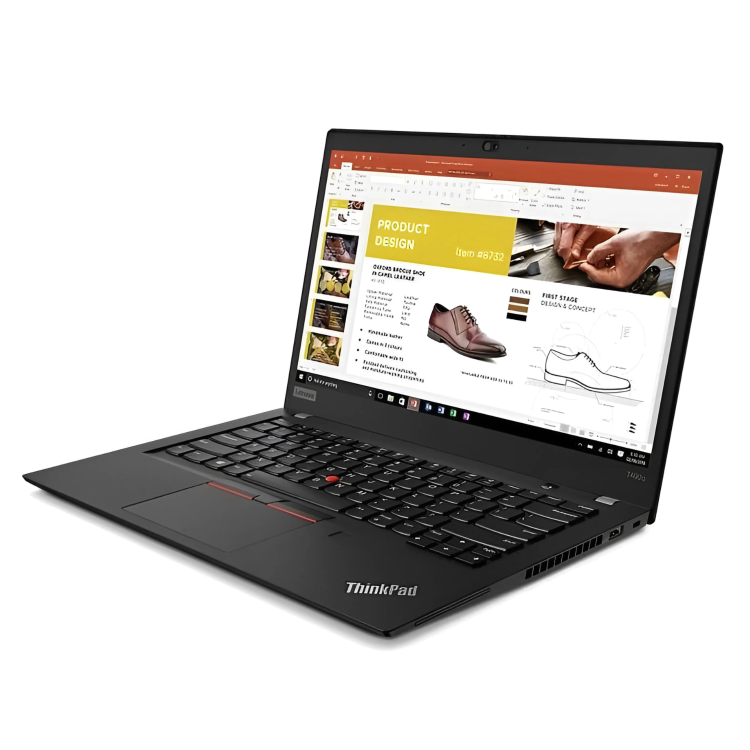 Refurbished Lenovo ThinkPad T490s Core i7 8th gen 16GB RAM 256GB SSD 14 Inch Windows 11 Pro Laptop