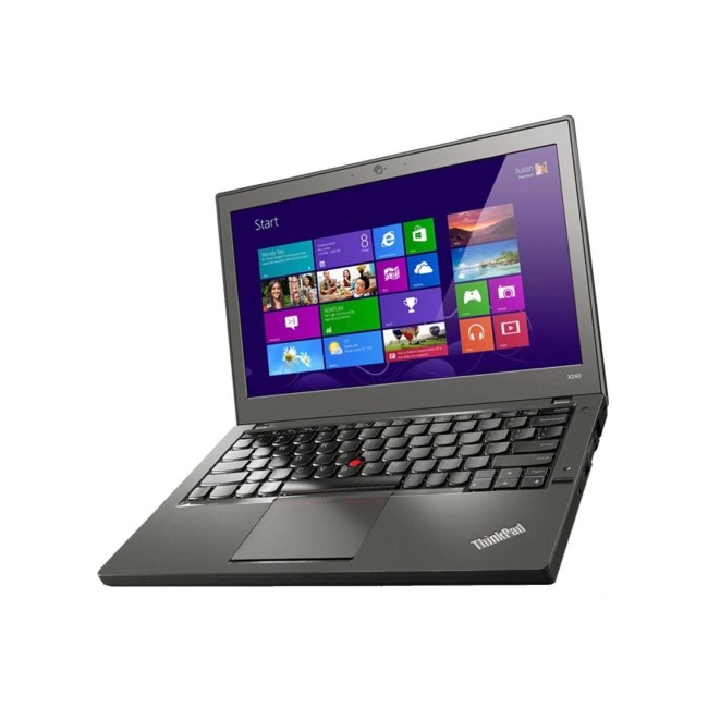 Refurbished Lenovo ThinkPad X240 Core i7 4600U 8GB 256GB 12.5 Inch Windows 10 Professional Laptop