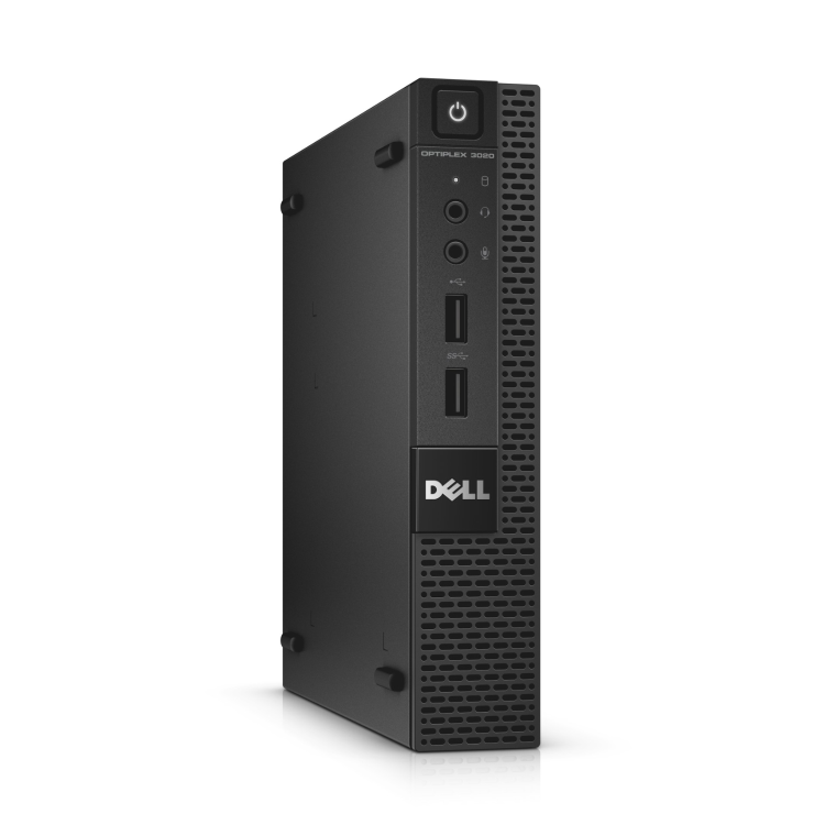 Refurbished Dell OptiPlex 3020 USFF Core i3 4150T 4GB RAM 500GB SSD Windows 7 Pro Desktop PC