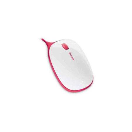 Microsoft Express Mouse with BlueTrack Technology - White/Red                