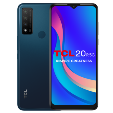 TCL 20R 5G Lazurite Blue 6.52" 64GB 5G Unlocked & SIM Free Smartphone