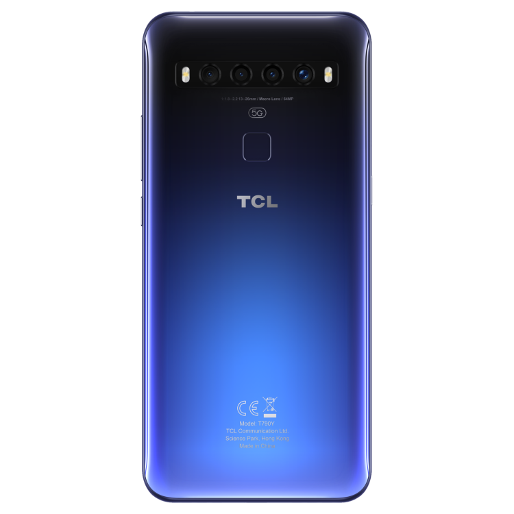 TCL 10 5G Chrome Blue 6.53" 128GB 5G Unlocked & SIM Free Smartphone
