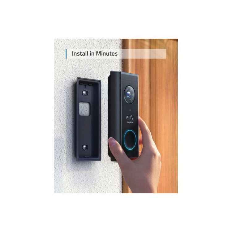 Eufy 2K HD Add-on Video Doorbell - Black