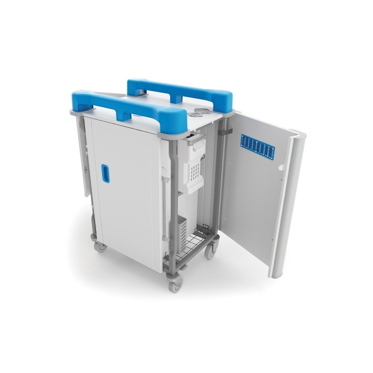 LapCabby TabCabby 20 Vertical Charge & Sync Charging Trolley