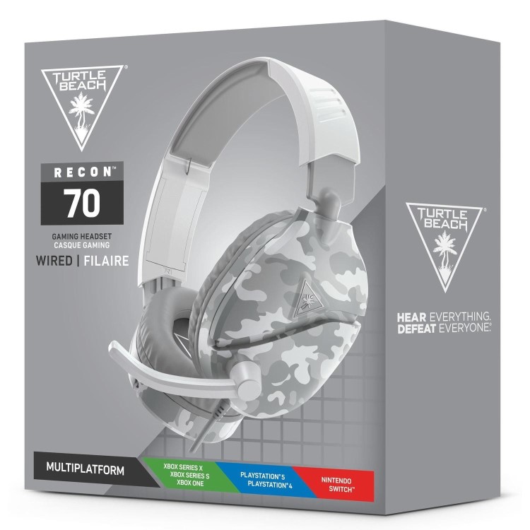 Turtle Beach Recon 70 Wired Gaming Headset White Camo