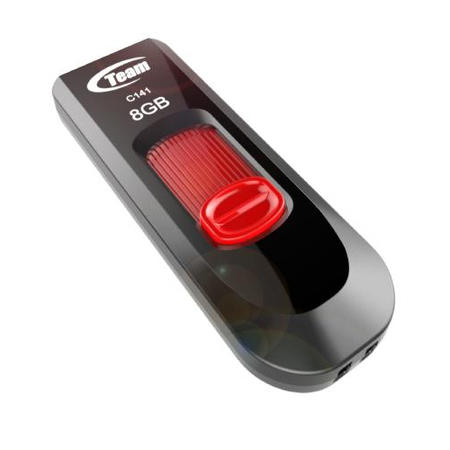 Team C141 8GB USB 2.0 Red USB Flash Drive