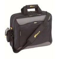 Targus 15.4" Laptop Carry Case - Black/Silver Nylon