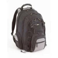 Targus 15.6" Laptop Backpack - Black/Silver with Yellow Stitching