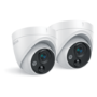 Hikvision HiLook 5MP Super HD PIR Turret Analogue Dome Cameras - 2 Pack  
