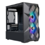 Cooler Master MasterBox TD300 Mesh RGB Mini Tower Gaming PC Case Black