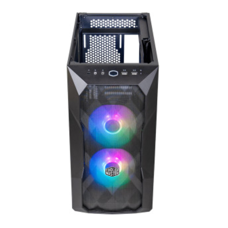 Cooler Master MasterBox TD300 Mesh RGB Mini Tower Gaming PC Case Black