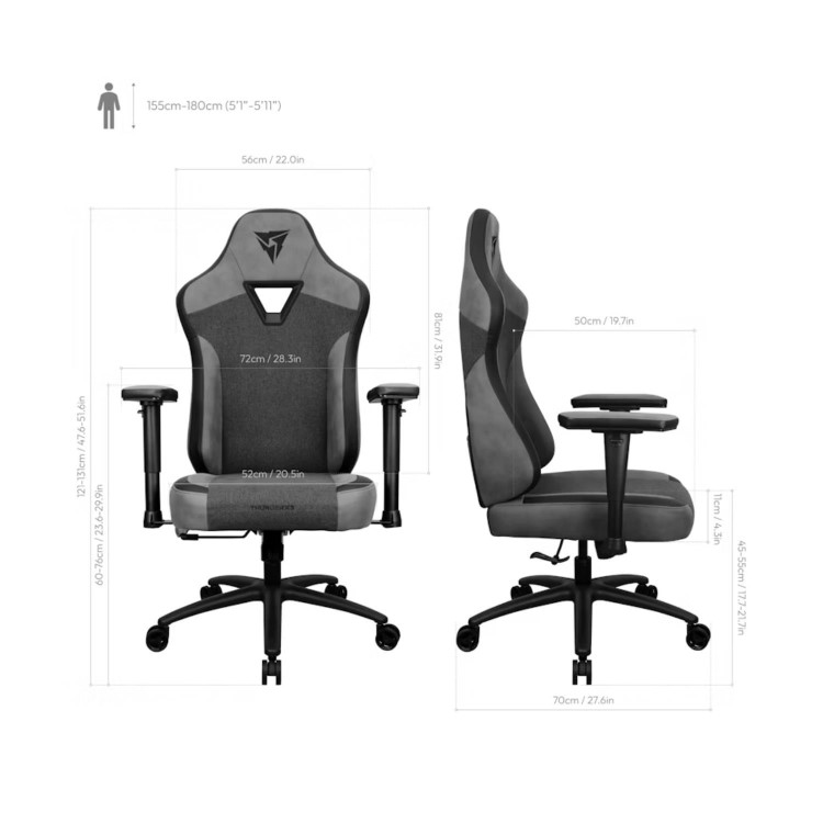 ThunderX3 EAZE-Loft Gaming Chair Black
