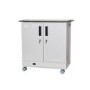 TekCharge Dual Door 32 Tablets up to 13" Charging Trolley