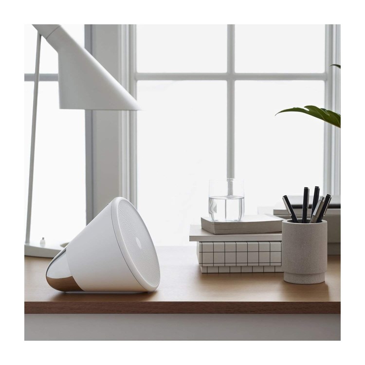 Aether Cone Wireless HiFi Speaker - White and Silver - LAST FEW REMAINING