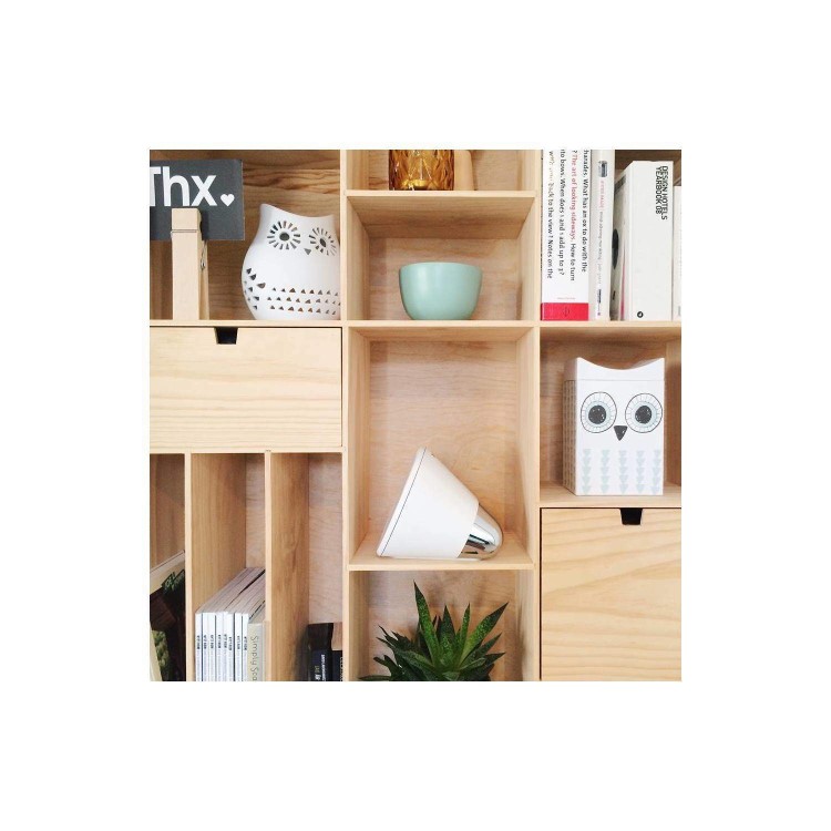 Aether Cone Wireless HiFi Speaker - White and Silver - LAST FEW REMAINING