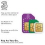 Three Pay As You Go Sim Card Trio