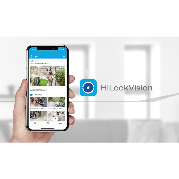 HikVision HiLook 4 Camera 5MP Super HD DVR CCTV System with 2TB HDD